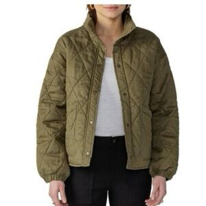 EUC Social Standard Sanctuary Women's Quilted Twill Jacket army green Size XL